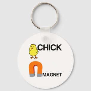 CHICK MAGNET KEYCHAIN