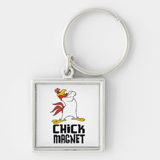 Chick Magnet Keychain (Front)