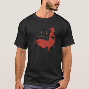 Chick Magnet Rooster Retro Vintage T-Shirt