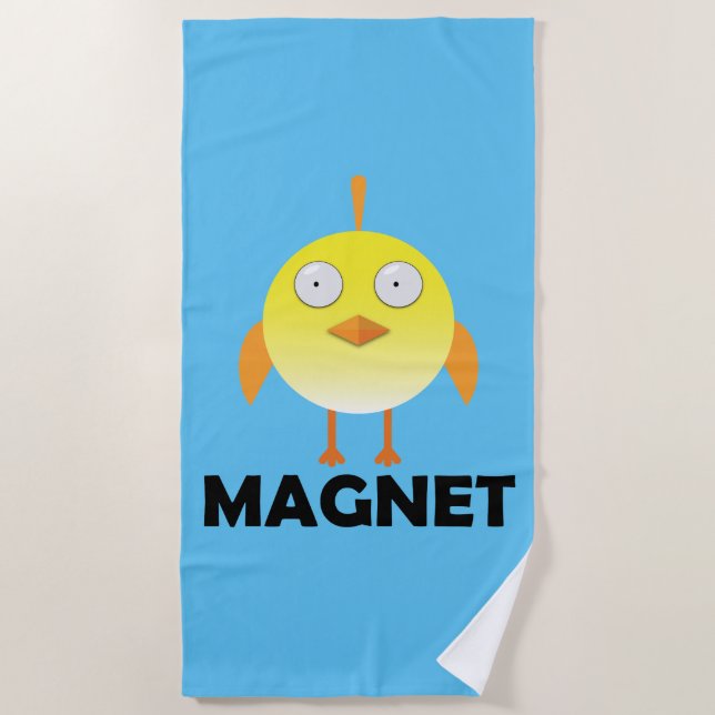 Chick Magnet - Serviette de plage (Devant)