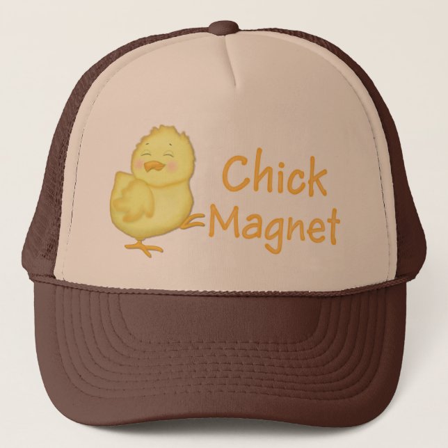 Chick Magnet Trucker Hat (Front)