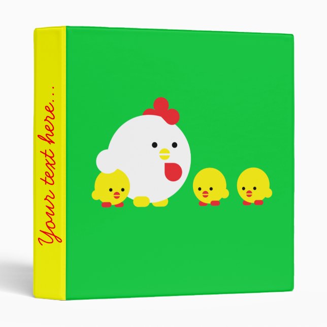 Chick 'n chicks binder (Front/Spine)