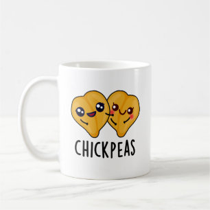 Chick Peas Funny Garbanjo Bean Pun  Coffee Mug