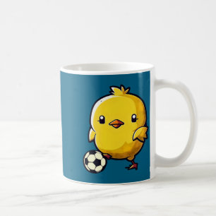 Chick Playing Soccer Soccer Easter  Coffee Mug