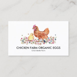 Chick Starter Farm Business Card