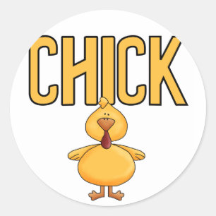 Chick T-shirts and Gifts Classic Round Sticker