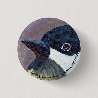 Chickadee 1 Inch Round Button
