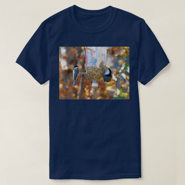 Chickadee amp Nuthatch T-Shirt (Design Front)