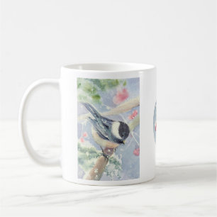 Chickadee and Berries Mug