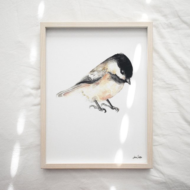 Chickadee Art Print (Chickadee Art Print from Jenn's Emporium. )