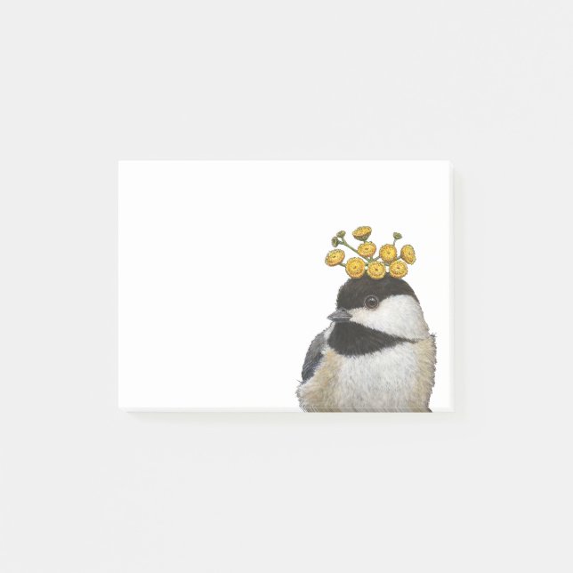 chickadee avec des notes de post-it de tansy (Devant)