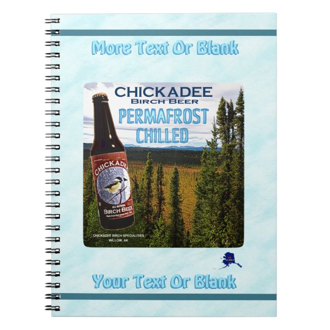 Chickadee Birch Beer Notebook (Front)