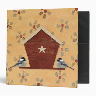 Chickadee Bird Feeder Binder