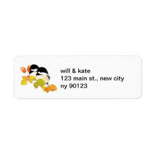 Chickadee Bird Return Address Labels