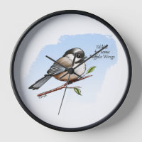 CHICKADEE BUFFALO WINGS by Jeff Willis Art