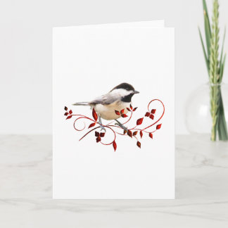 Chickadee Card