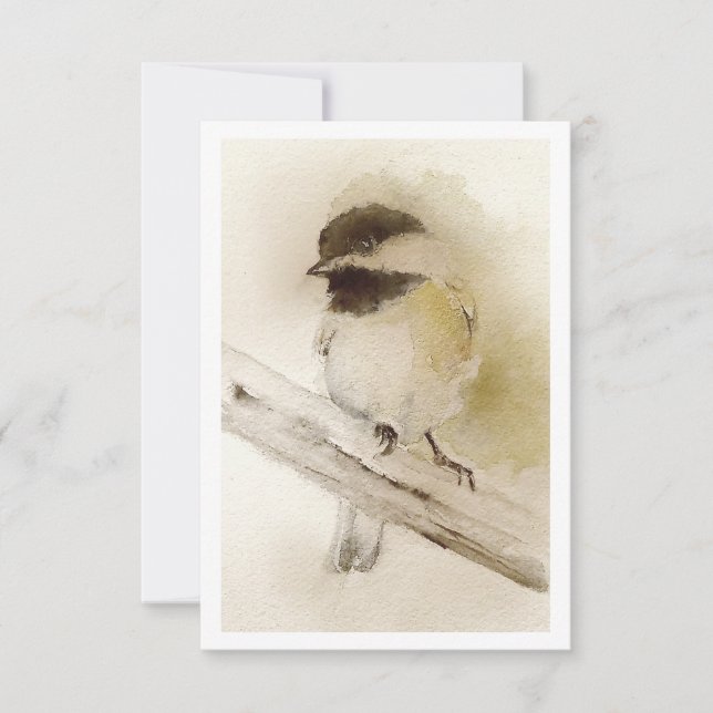 Chickadee Card (Front)
