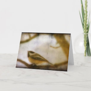 Chickadee Card