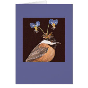 chickadee card, Bronwyn