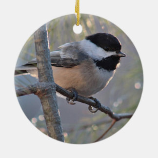Chickadee Ceramic Ornament