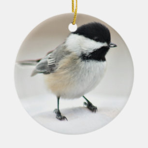 Chickadee Ceramic Ornament