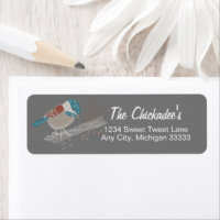 Chickadee Chanson Oiseau Gris Art