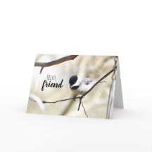 Chickadee Greeting Card