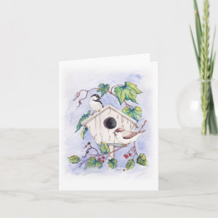 Chickadee Greeting Card (Blank Inside)
