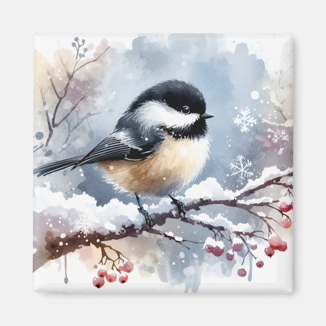 Chickadee Magnet (Front)