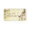 Chickadee Musical Birdcage Favor Tag 