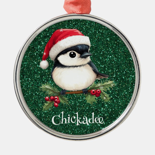 Chickadee Ornament (Front)