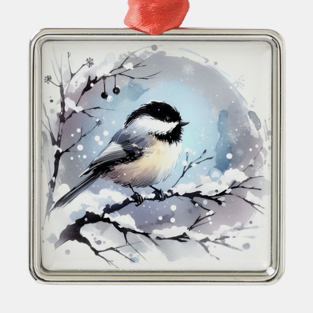 Chickadee Ornament (Front)