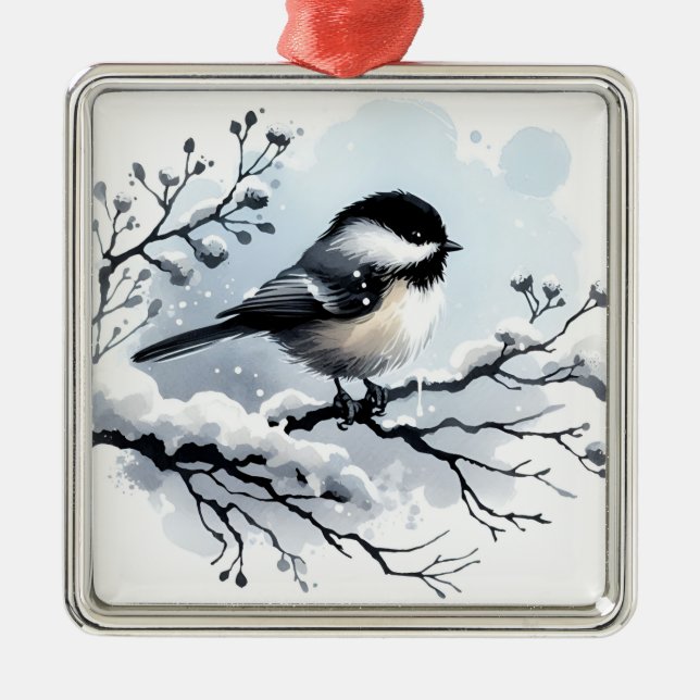 Chickadee Ornament (Front)