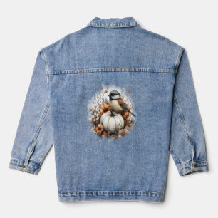 Chickadee Shirt Country Pumpkin Denim Jacket
