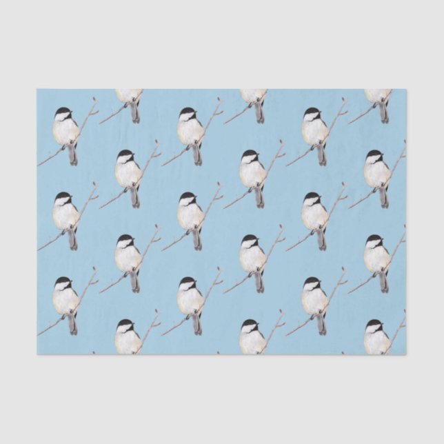 Chickadee Tissue Paper (Front)