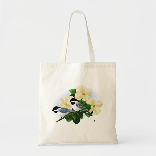 Chickadee Tote Bags (Front)