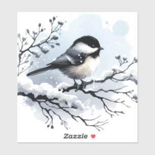 Chickadee Vinyl Sticker
