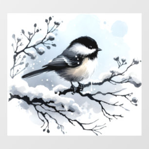 Chickadee Window Cling