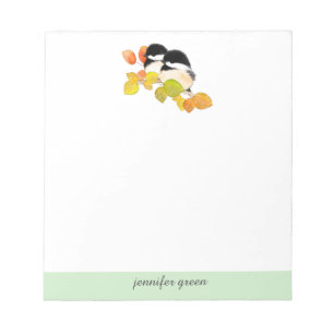 Chickadees Personalized Notepad