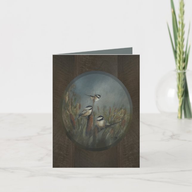 Chickadees Pond  Thank You Card (Front)
