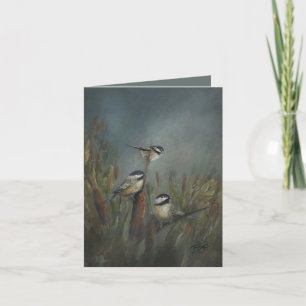 Chickadees Pond Thank You Card