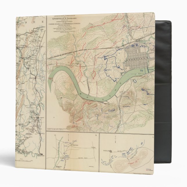 Chickamauga campaign, Knoxville Binder (Front/Inside)