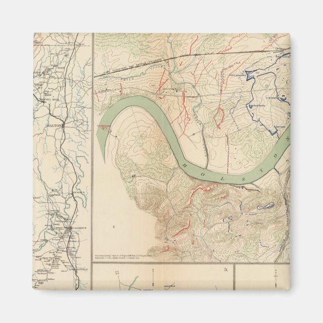 Chickamauga campaign, Knoxville Magnet (Front)