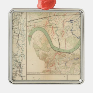Chickamauga campaign, Knoxville Metal Ornament