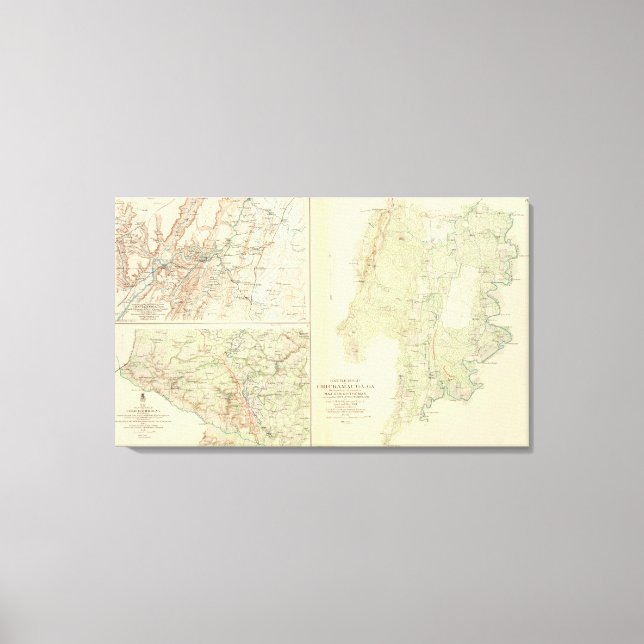 Chickamauga, Ga Canvas Print (Front)