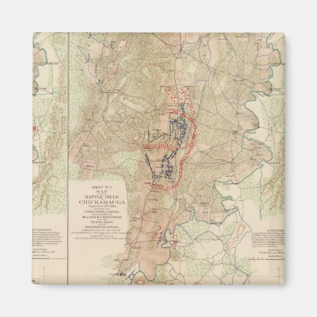 Chickamauga, Turkeytown Valley Magnet (Front)