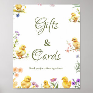 Chicken 1st birthday This Chick gift and card sign