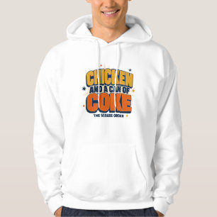 Chicken and a Can of Coke - Scouse Meme Design Hoodie