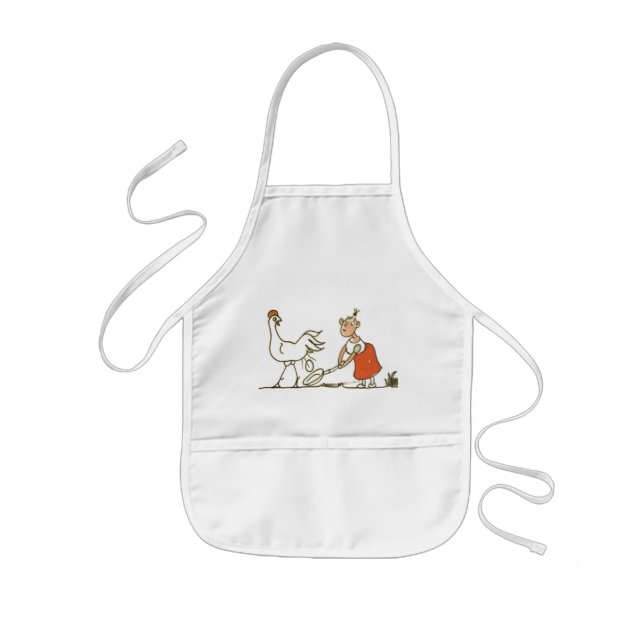 Chicken and Egg Kids Apron (Front)