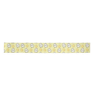 CHICKEN AND EGGS SATIN RIBBON